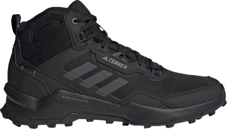 

Кроссовки Terrex AX4 Mid GORE-TEX 'Black Carbon', черный
