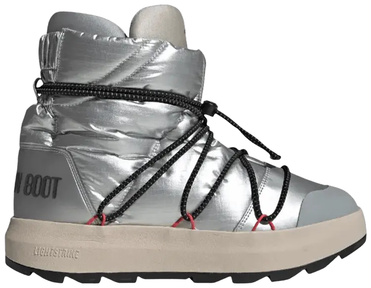 

Кроссовки Moon Boot x Adidas Ace Mid, серебряный