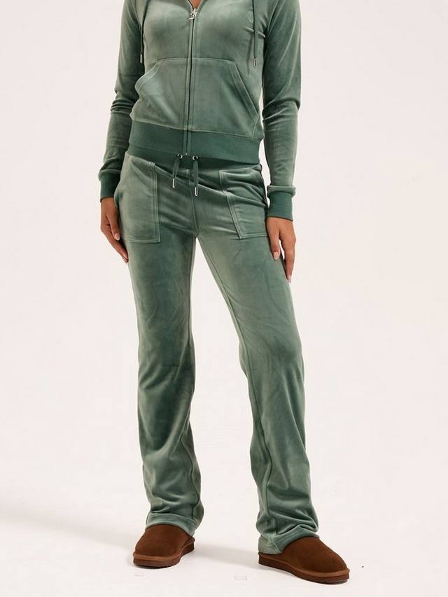 

Del Ray прямые зауженные джоггеры Juicy Couture, Duck Green