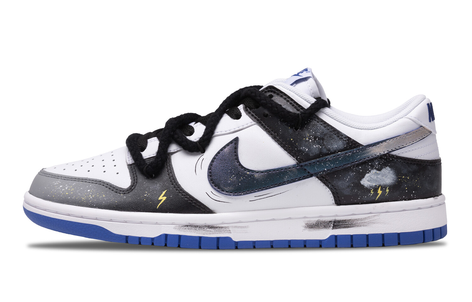

Кроссовки Nike Dunk Skateboard Shoes Men Low-Top Black White, Черный, Кроссовки Nike Dunk Skateboard Shoes Men Low-Top Black White