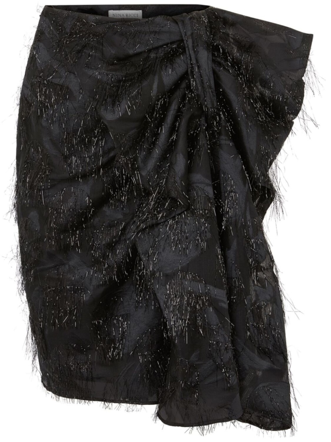 

Nina Ricci юбка асимметричного кроя, черный