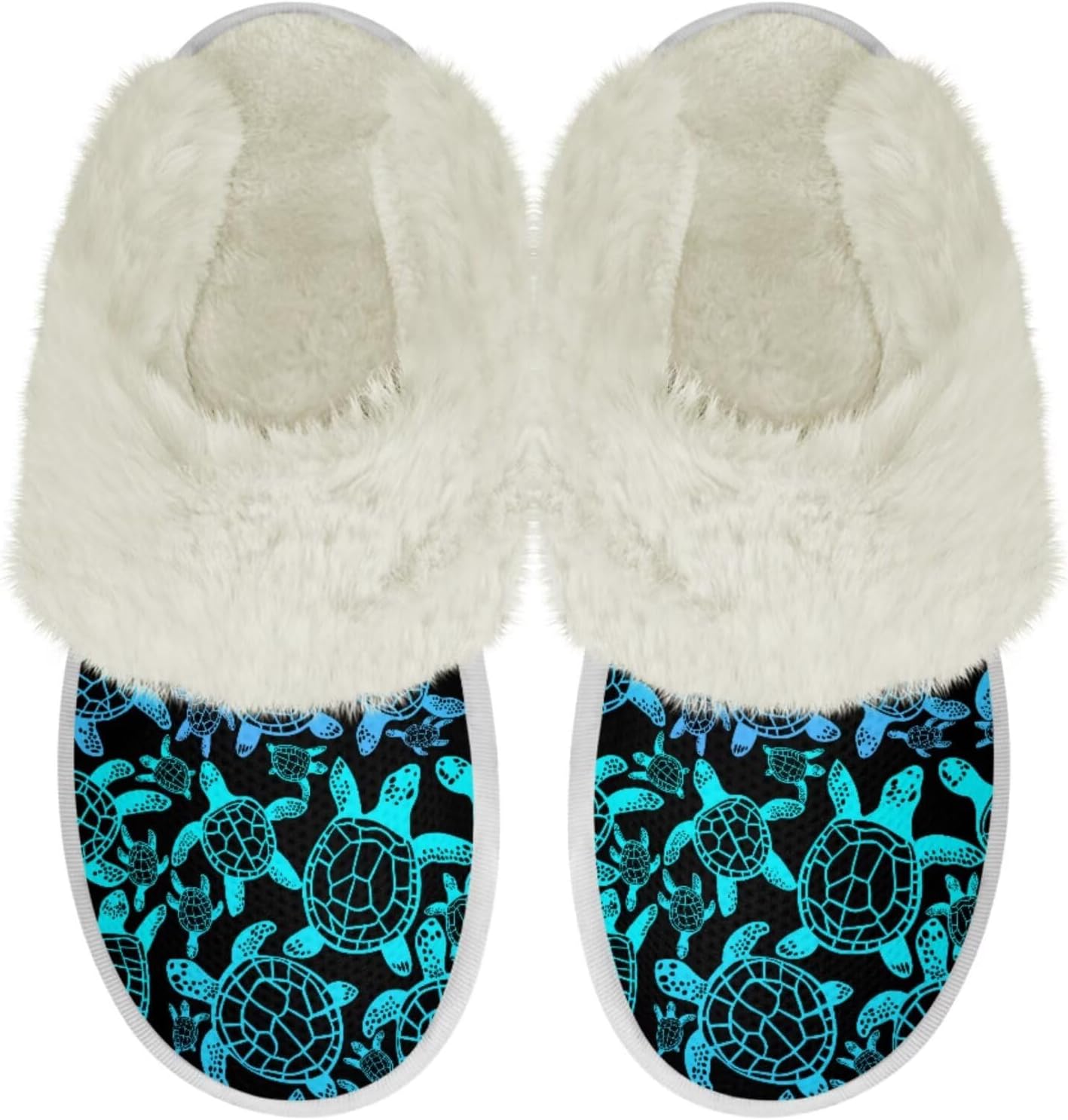 

Женские и мужские тапочки для дома, уютные пушистые тапочки с мемори-фоамом, повседневные домашние тапочки на мягкой подошве Chririnla, синий