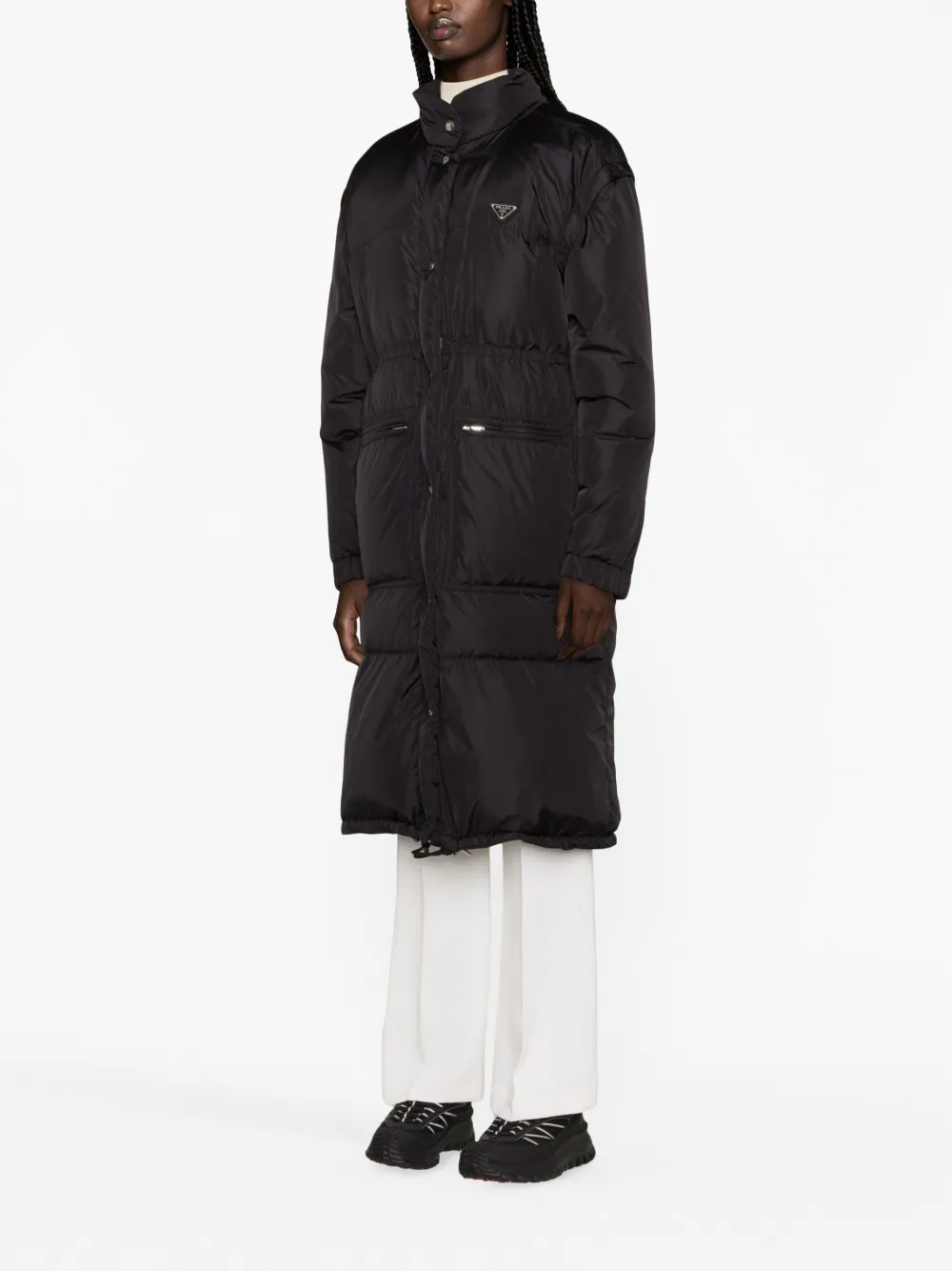 

Пуховик Re-Nylon Prada, черный