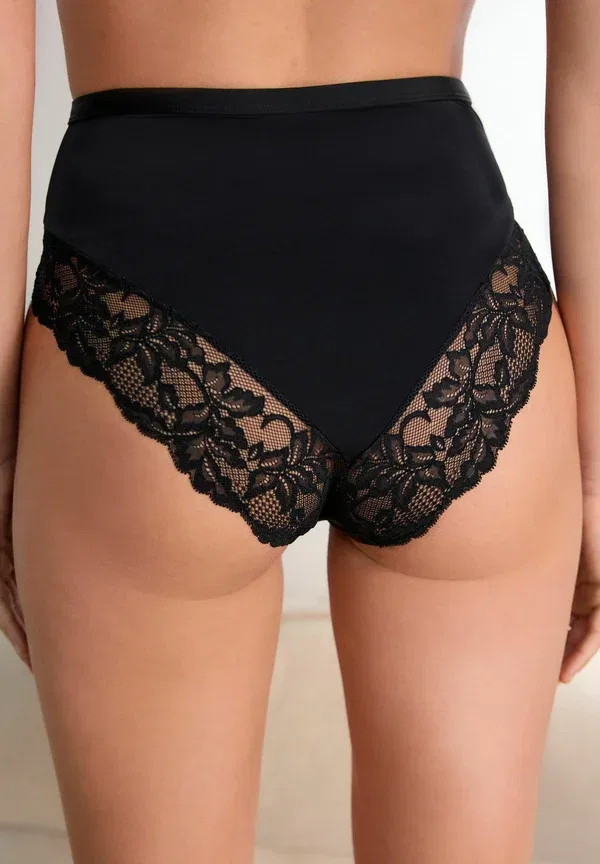 Трусы 3 шт, Next, black/white praline/nude, черный/белый пралине/нюд — фото 3