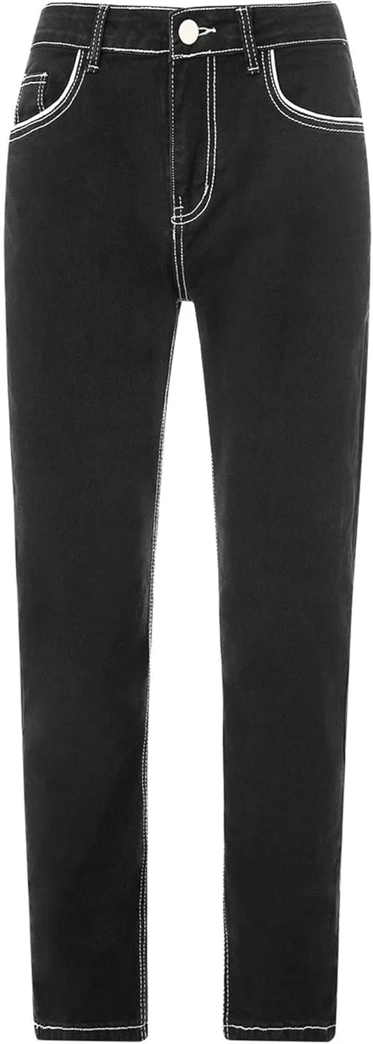 Джинсы классические, Street Micro Elastic, черный — фото 4