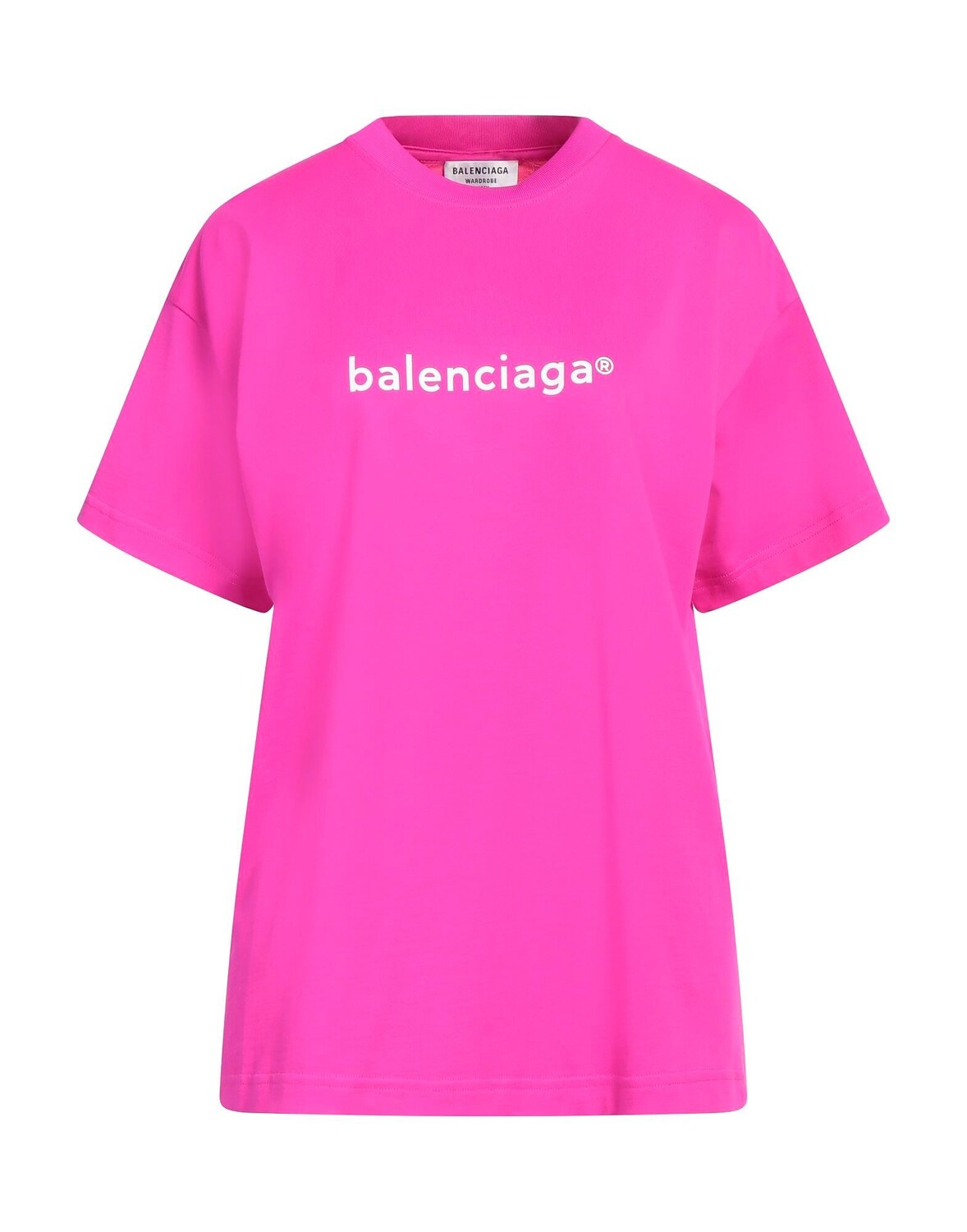 Футболка Balenciaga, фуксия