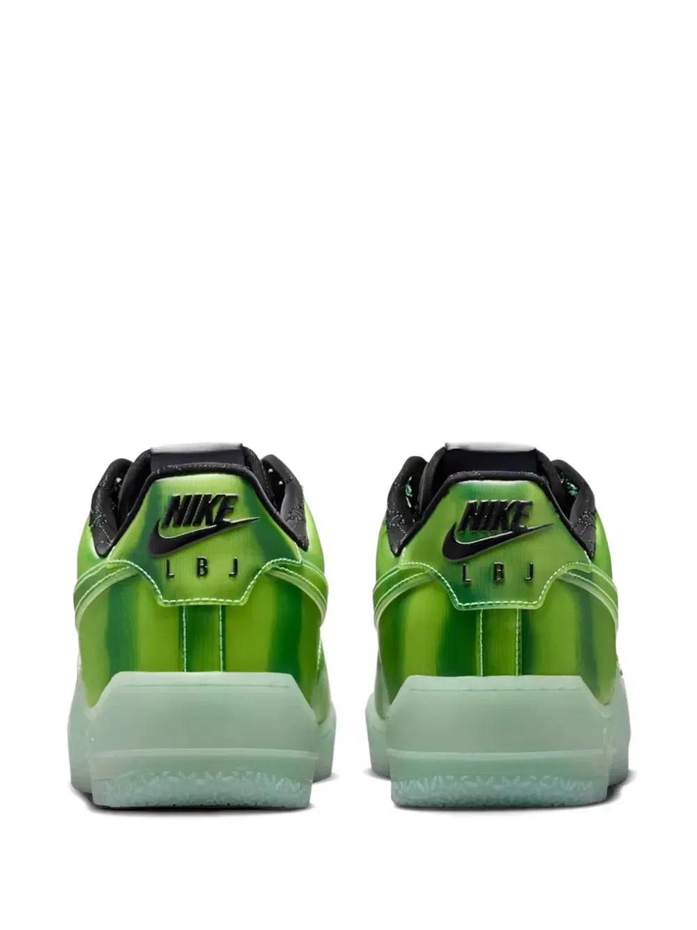 Кроссовки X Леброн Джеймс Air Force 1 Nike, зеленый — фото 2
