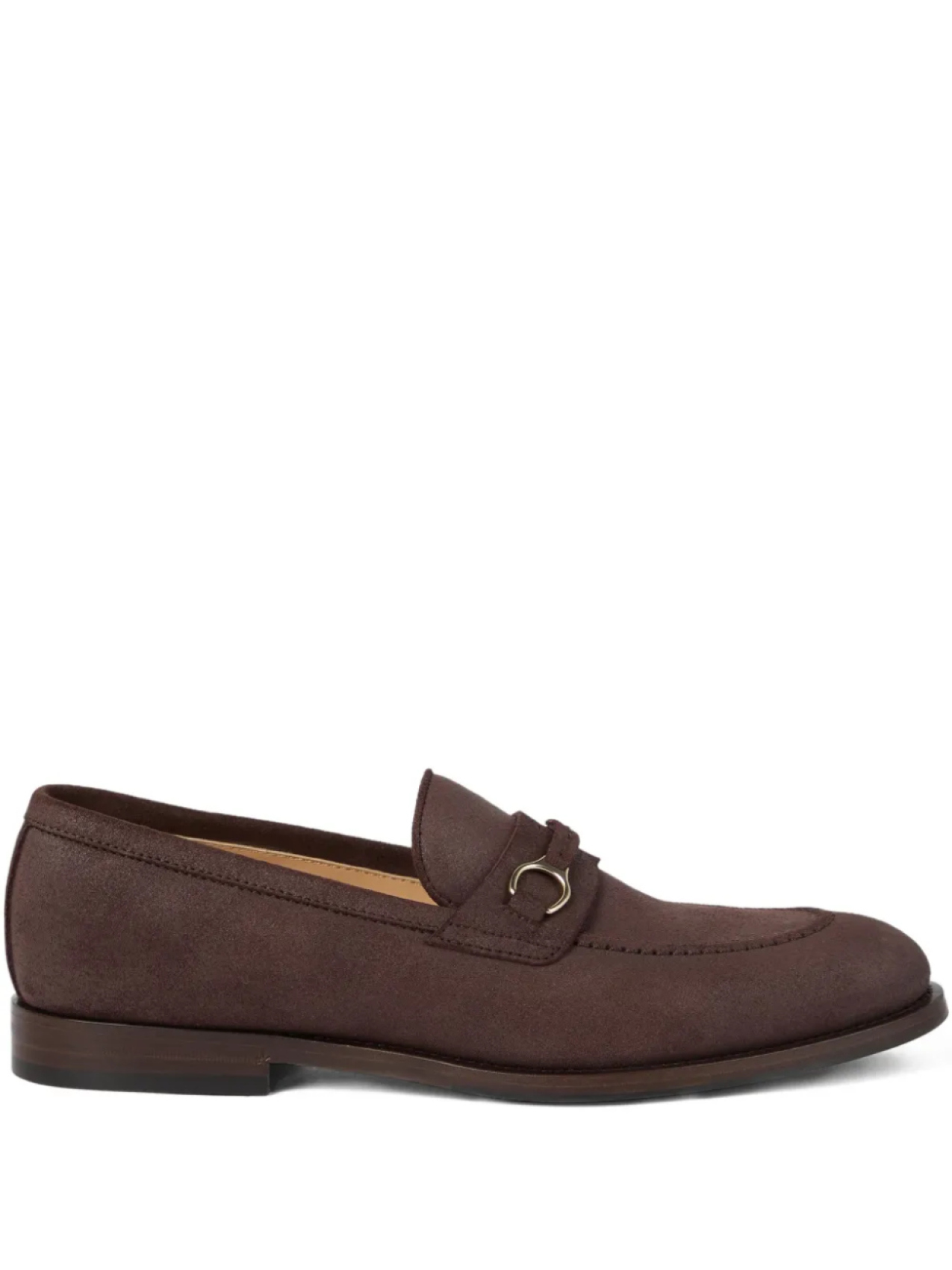 

Лоферы с отделкой Horsebit Brunello Cucinelli, коричневый