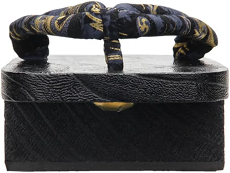 

Вьетнамки Японские деревянные сабо сандалии Япония традиционная обувь Гета, китайский стиль дракон цветочные летние тапочки, деревянные сабо с двойными зубцами, мужские высокие каблуки CHEWYZ