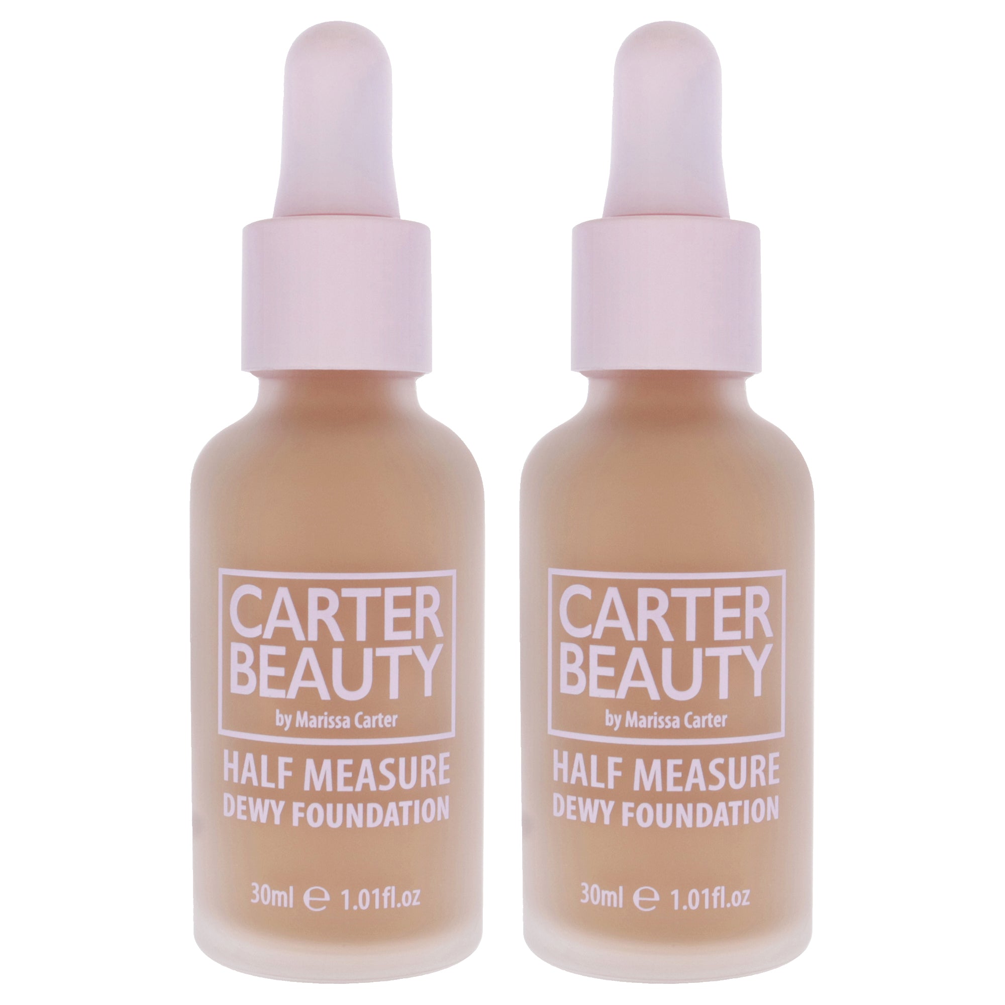 

Тональный крем Half Measure Dewy Foundation - Banoffee от Carter Beauty для женщин - 30 мл - упаковка из 2 штук, прозрачный