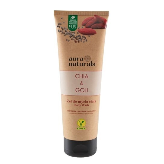 

Гель для мытья тела Чиа и Годжи 250мл Aura Naturals