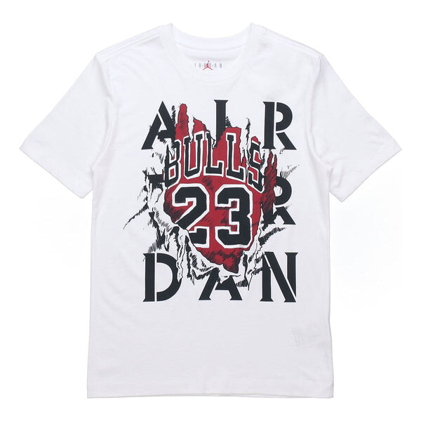

Футболка Air Jordan Aj5 '85 Printed Crew Neck Short-sleeved Men's White, белый