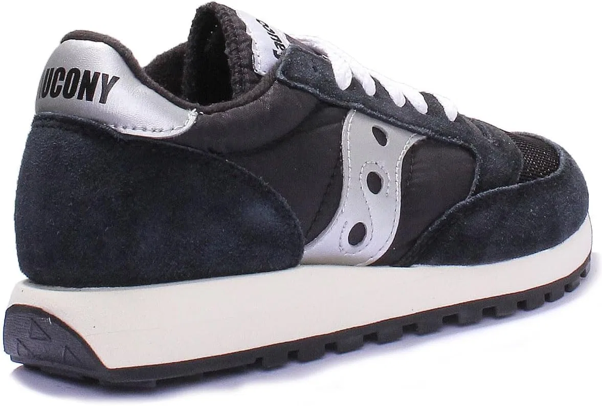Мужские винтажные кроссовки Jazz Original Saucony, Black White — фото 3