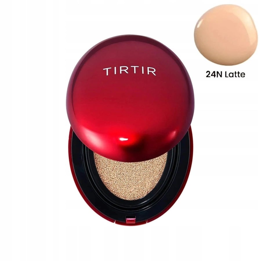 TIRTIR Mask Fit Red Cushion SPF 40 PA++ Cushion Foundation 24N Latte 18 г — фото 3