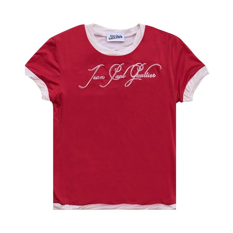 

Футболка Jean Paul Gaultier Tattoo T-Shirt 'Red', красный