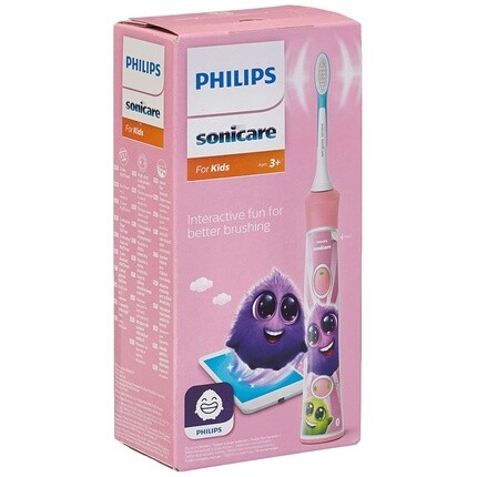 

Электрическая зубная щетка Philips Sonicare для детей HX6352/42, 2 программы очистки, цветные наклейки для мобильного приложения