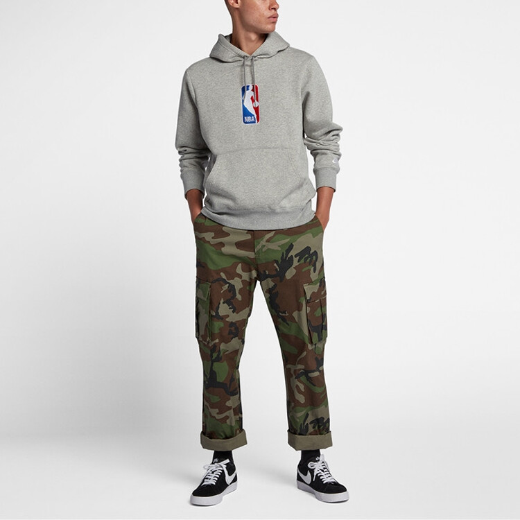 Толстовка Nba X Мужская серая Nike, серый — фото 3