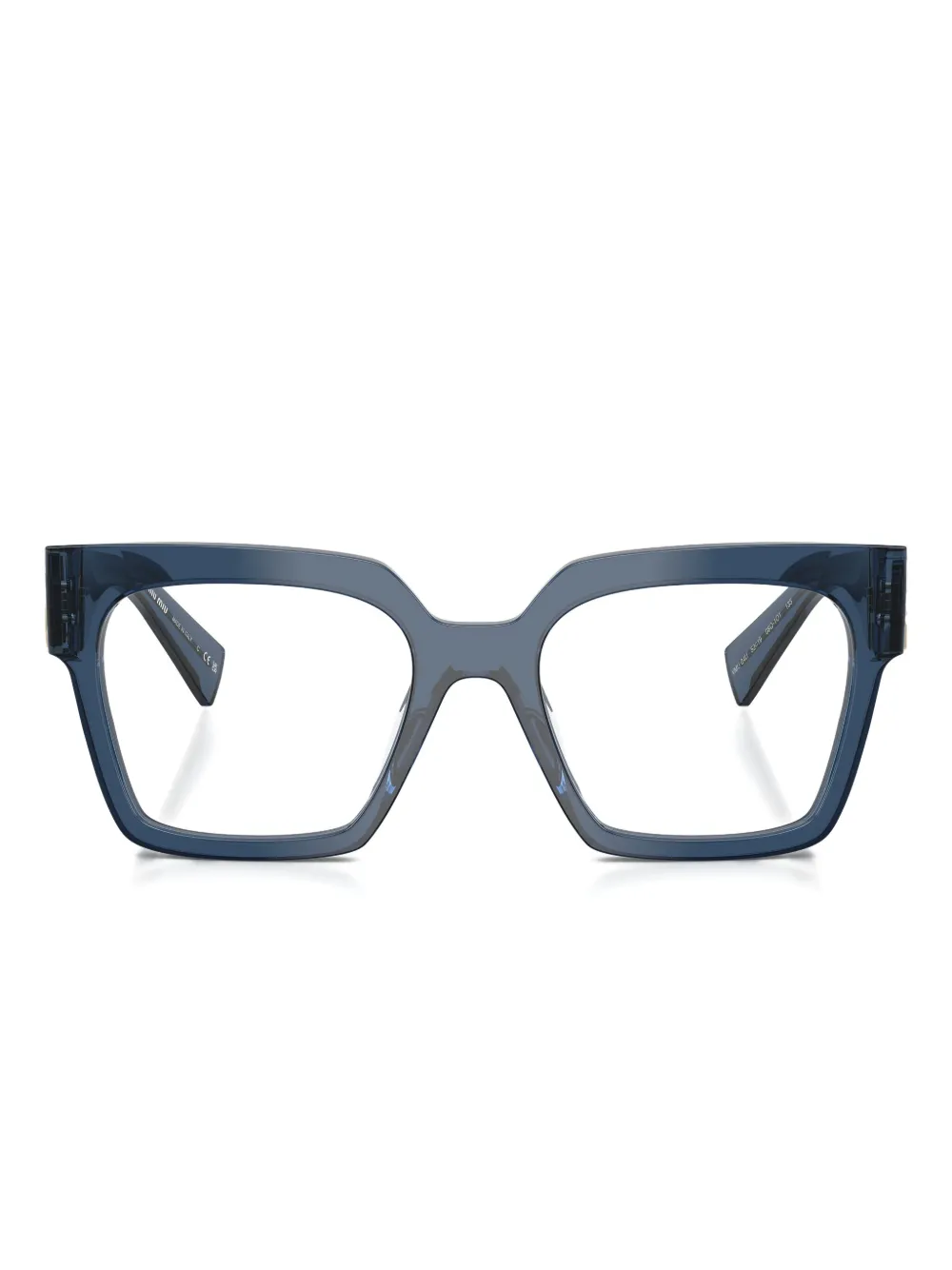 

Очки в квадратной оправе Miu Miu, синий