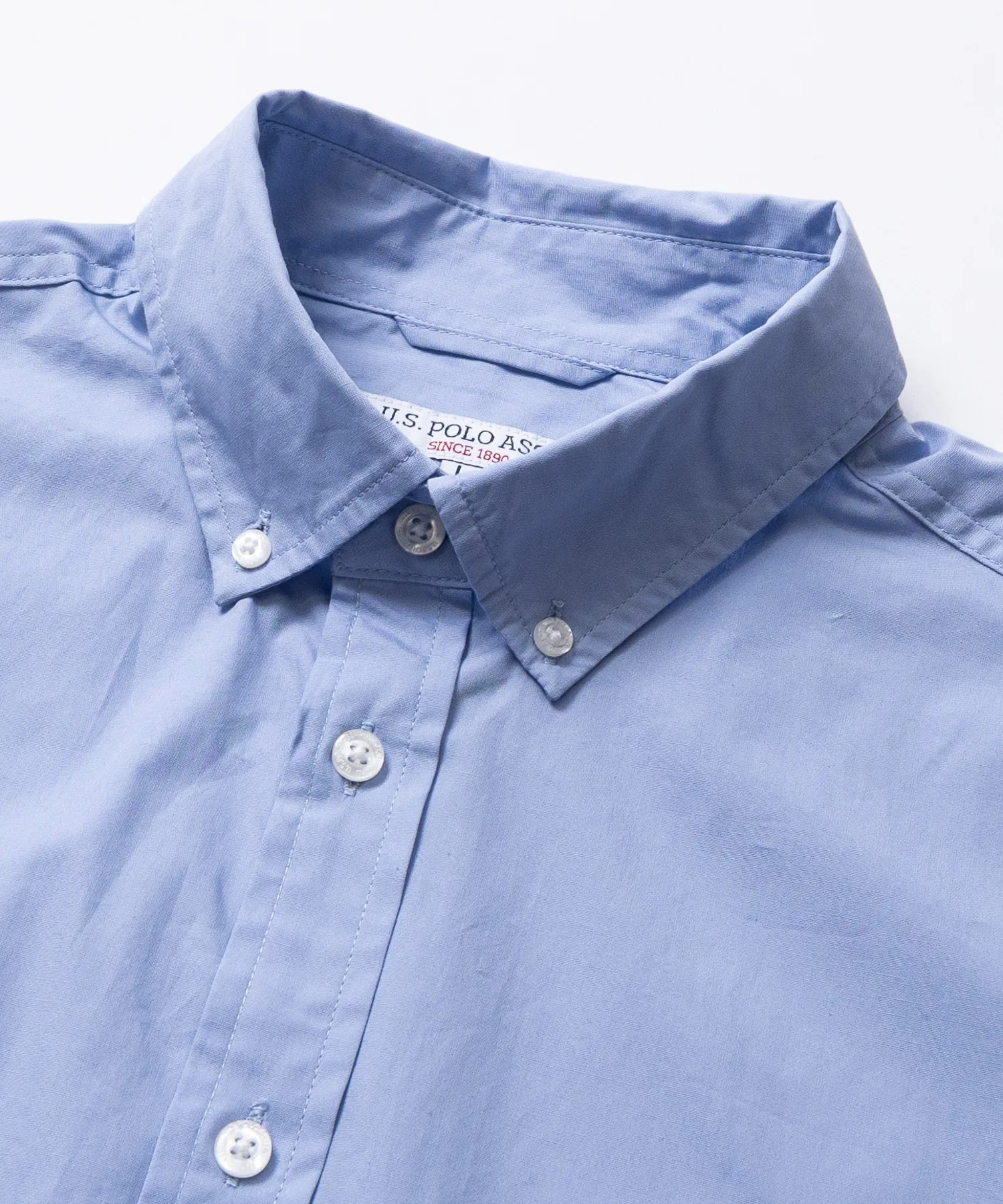 Мужская и женская рубашка U.S. POLO ASSN. с коротким рукавом и логотипом — фото 2