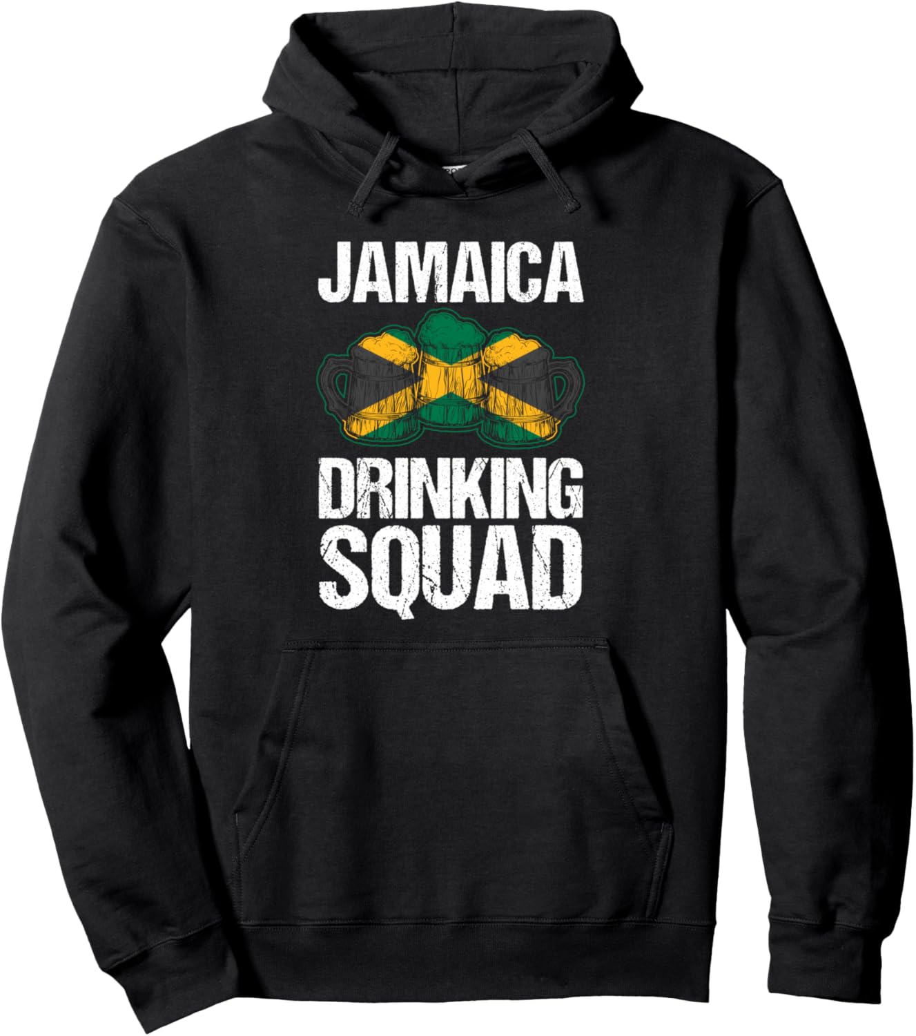 

Худи Jamaica Drinking Team Jamaica Drinking Team & Jamaican Roots Gift, черный