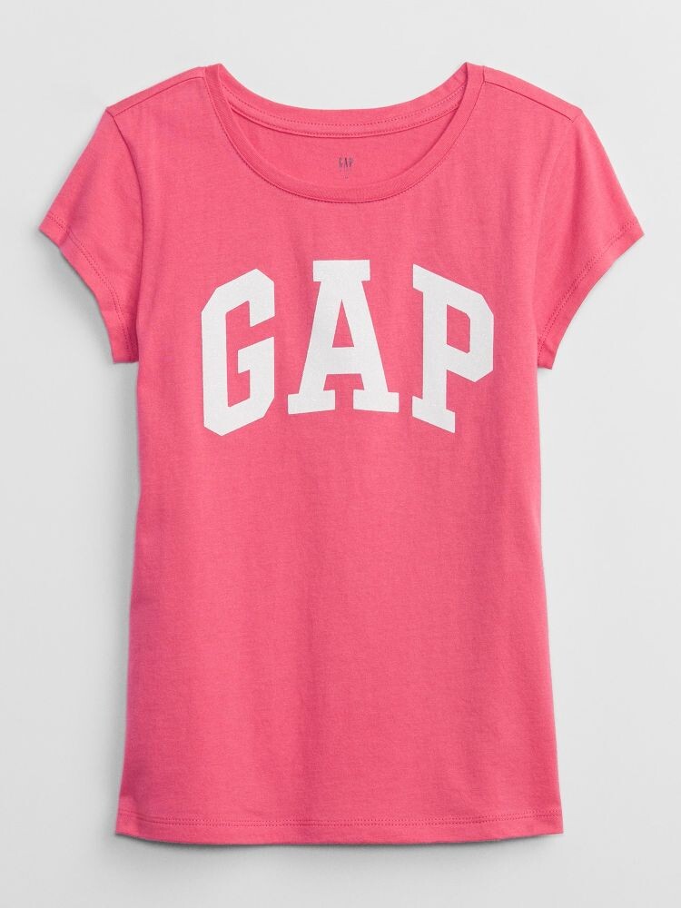 

Детская футболка с логотипом Gap, розовый