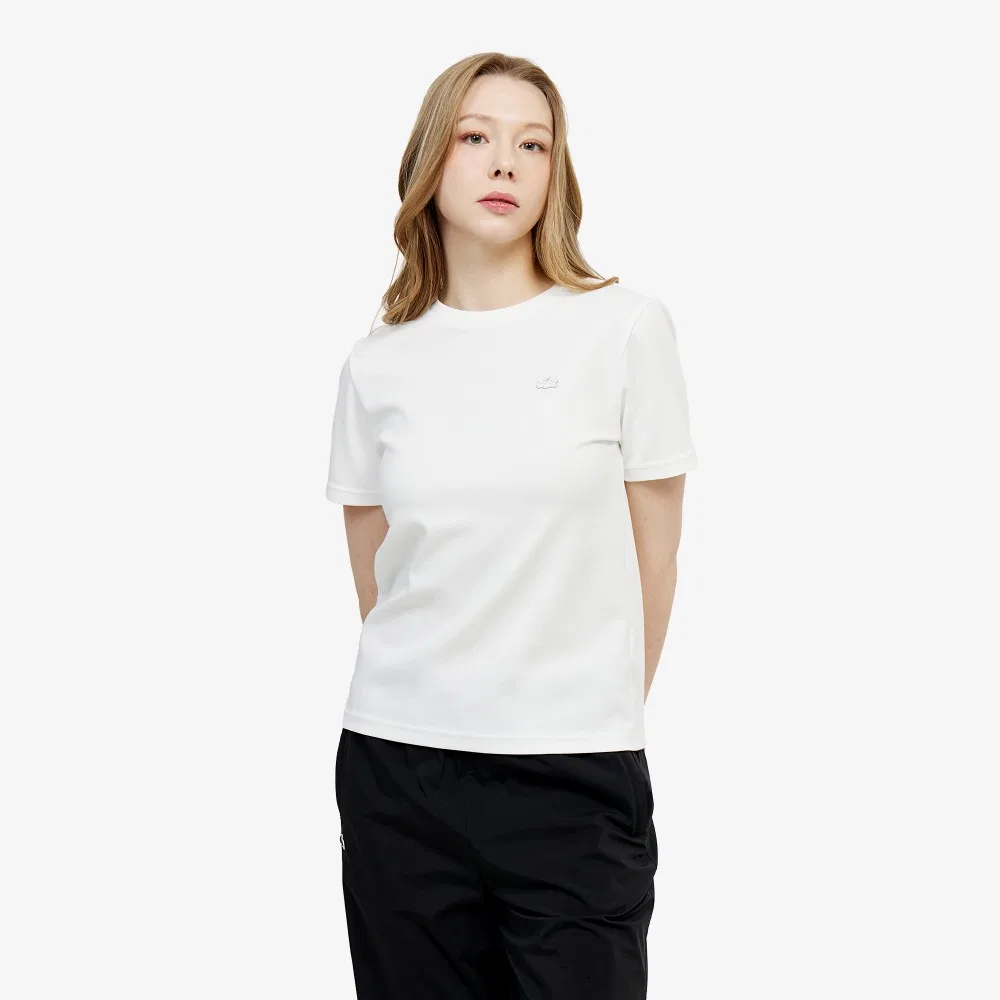 Футболка Lacoste Базовая, Офф-вайт
