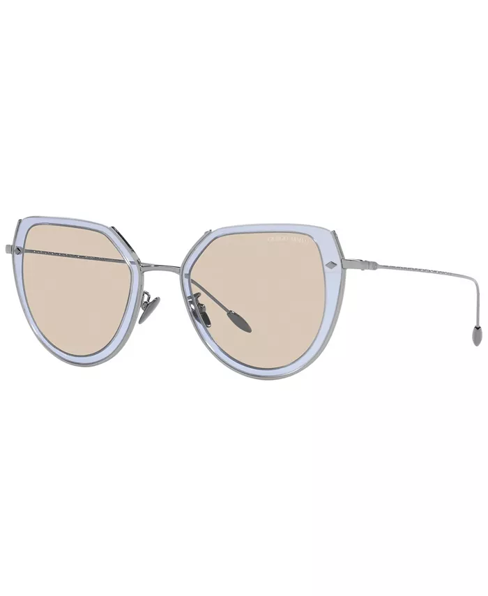 

Женские солнцезащитные очки, AR6119 Giorgio Armani, серебряный