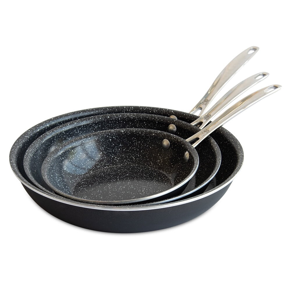 

Набор сковородок Nordic Ware Basalt 3 шт, черный