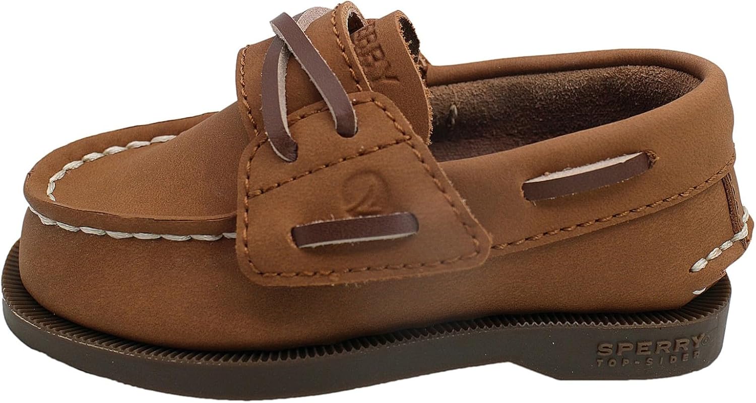 Детские унисекс туфли Sperry Original Boat Shoe, песочный — фото 4
