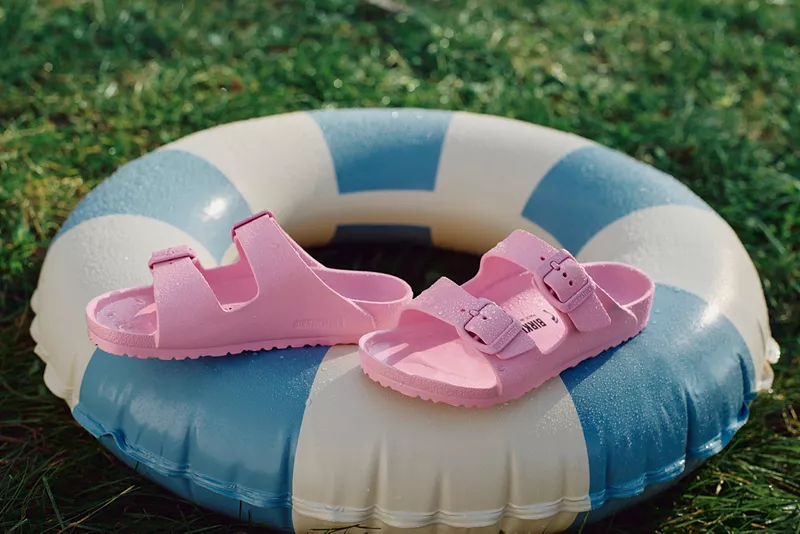 Сандалии Birkenstock Youth Arizona из ЭВА, розовый — фото 2