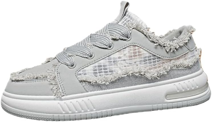 

Модные низкие кроссовки для молодежи, которые универсальны и удобны. Дышащие и полные юношеской энергии Clolinde, серый