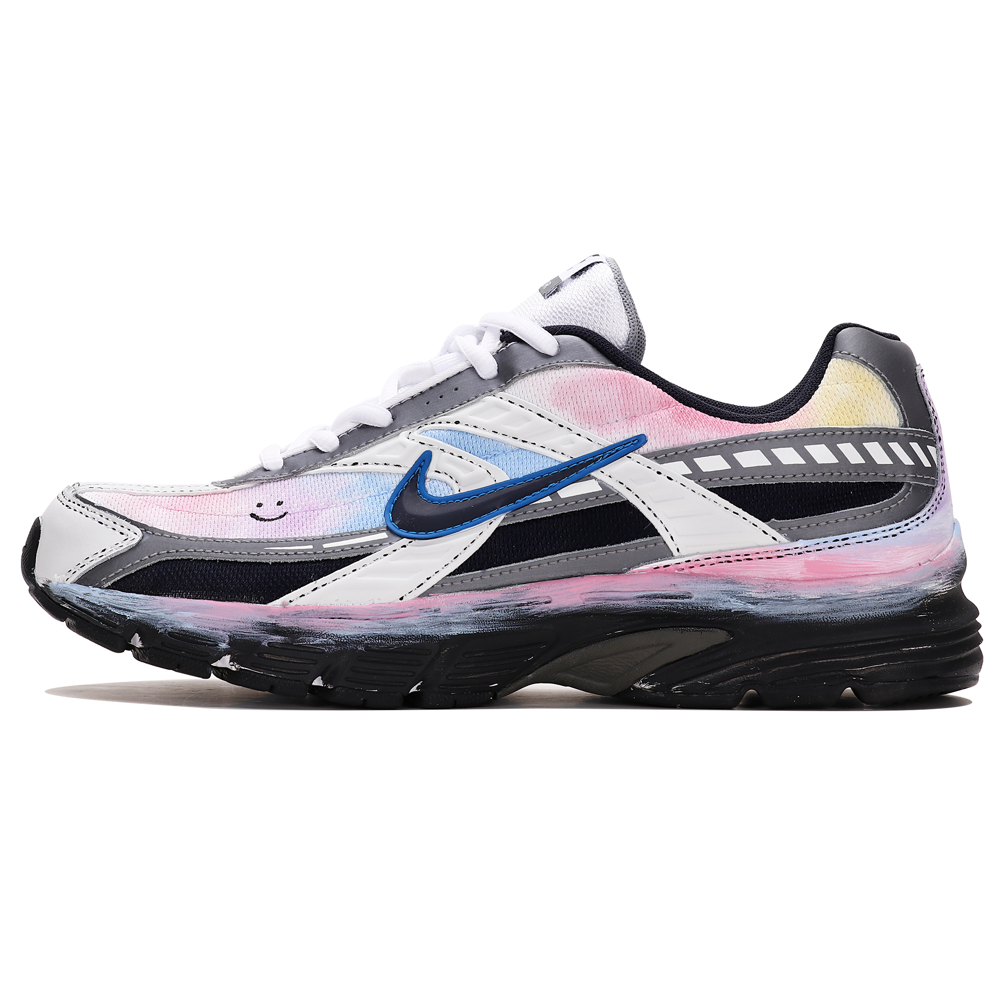 

Nike Кроссовки Initiator Shock Absorbers Low Top мужские, розовые, желтые, синие