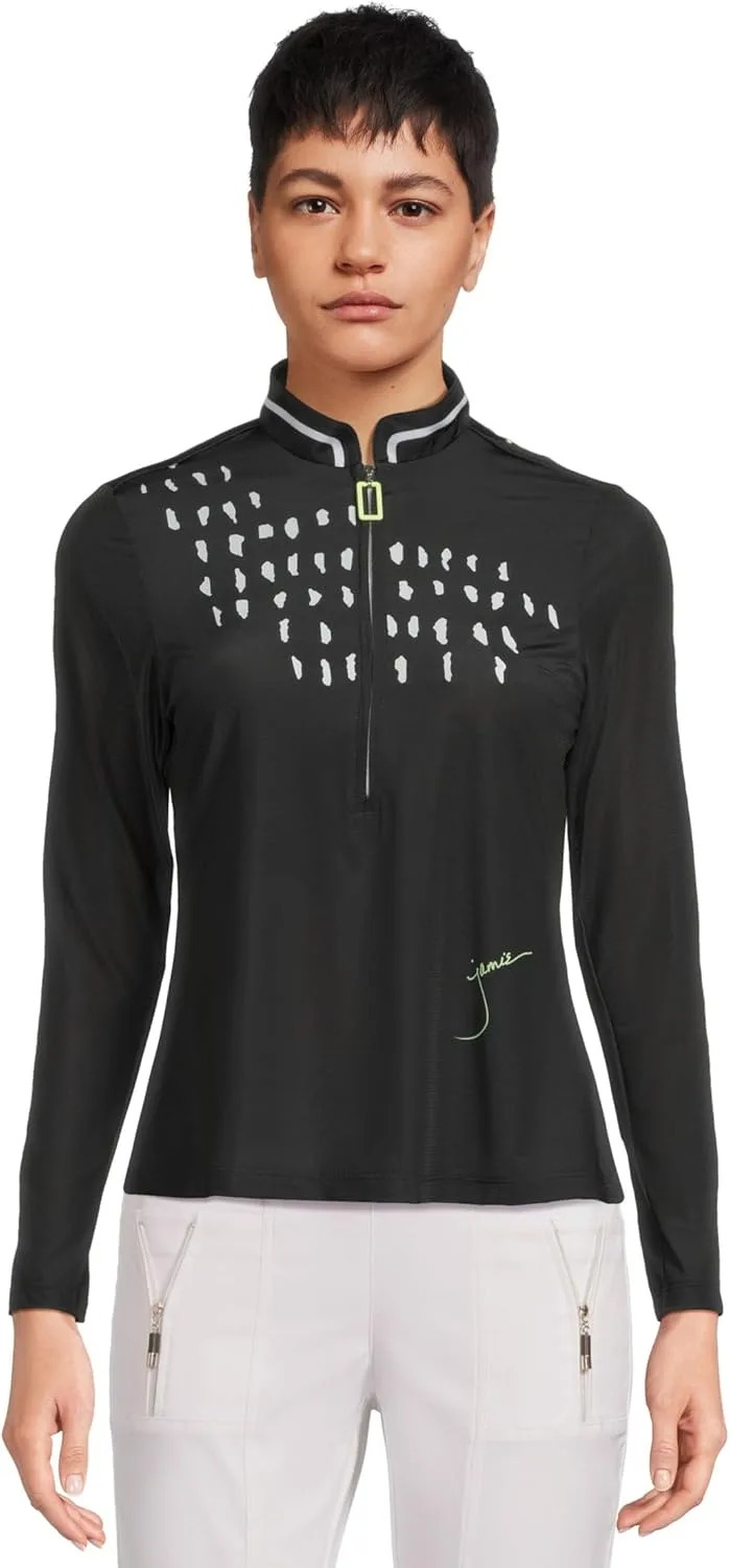 

Jamie Sadock Women's Long Sleeve Sunsense Top с принтом Raindrops