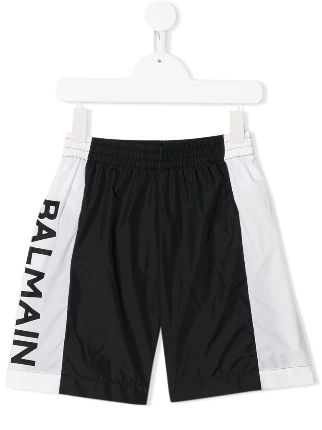 

Шорты для плавания с принтом логотипа Balmain Kids, черный