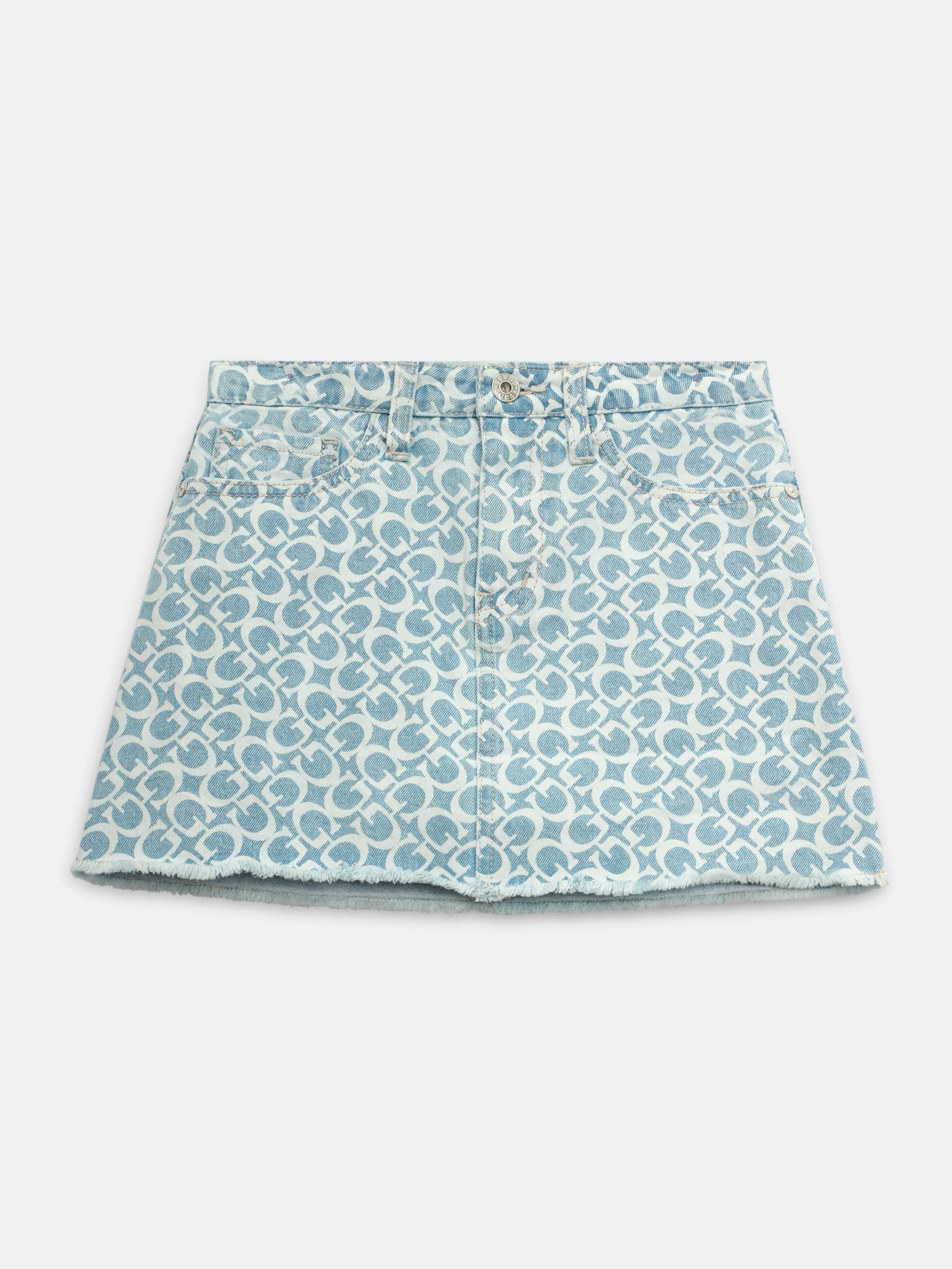 

Юбка с логотипом Venus Denim (7-14) Guess Factory, цвет light stonewash