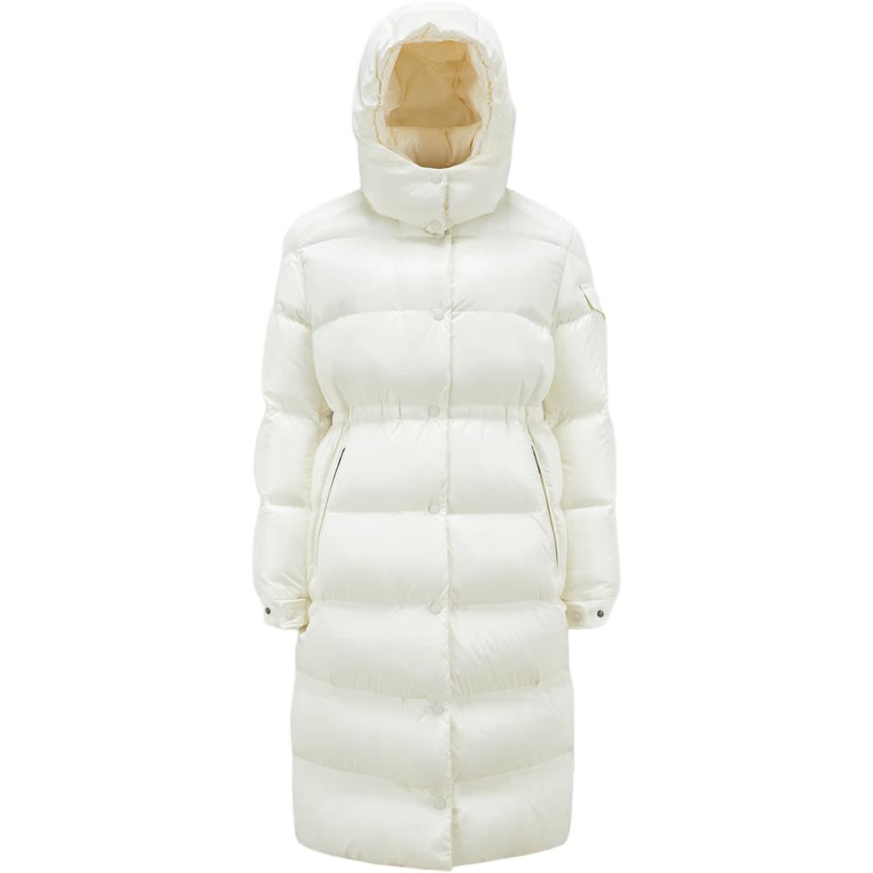 

Moncler Утепленное пальто с капюшоном, White