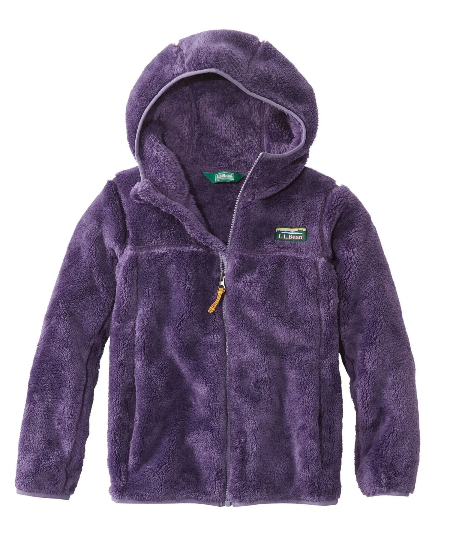 Детская флисовая куртка LL Bean с высоким ворсом L.L.Bean, Muted_Purple — фото 3
