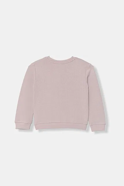 Худи детское с принтом United Colors of Benetton, розовый — фото 2