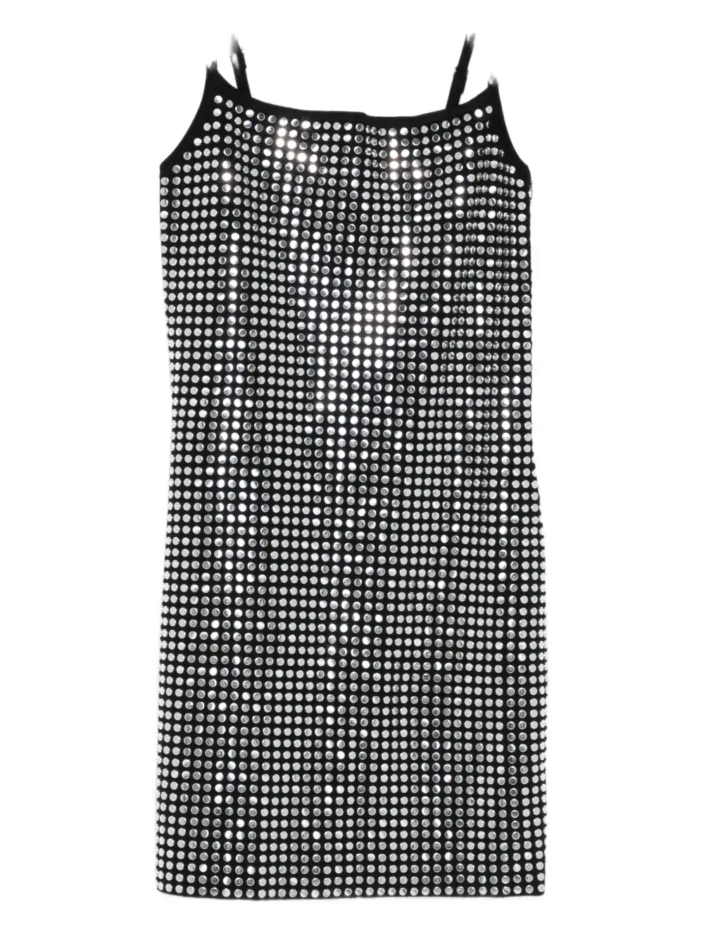 

Мини-платье с отделкой заклёпками Michael Kors, черный