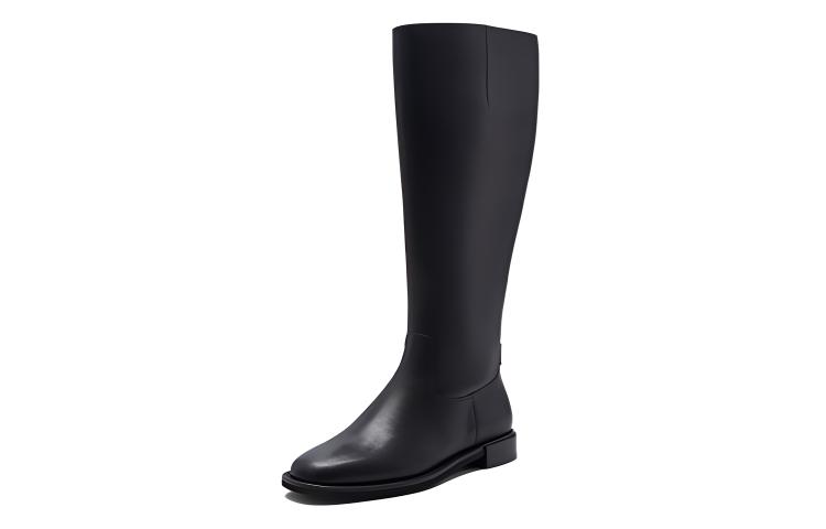 NINE WEST Сапоги женские черные 2 см