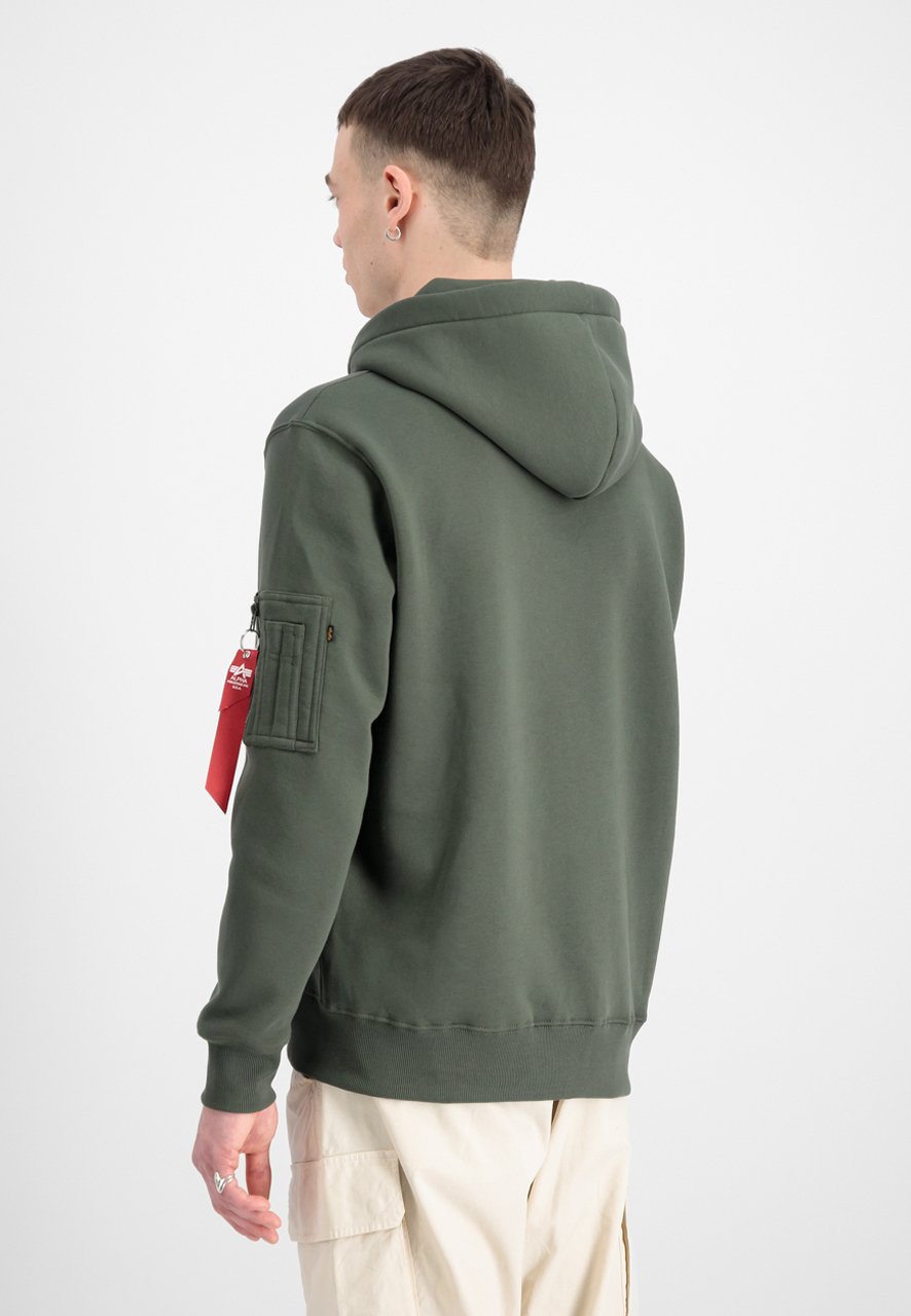 

Толстовка с капюшоном Alpha Industries, хаки