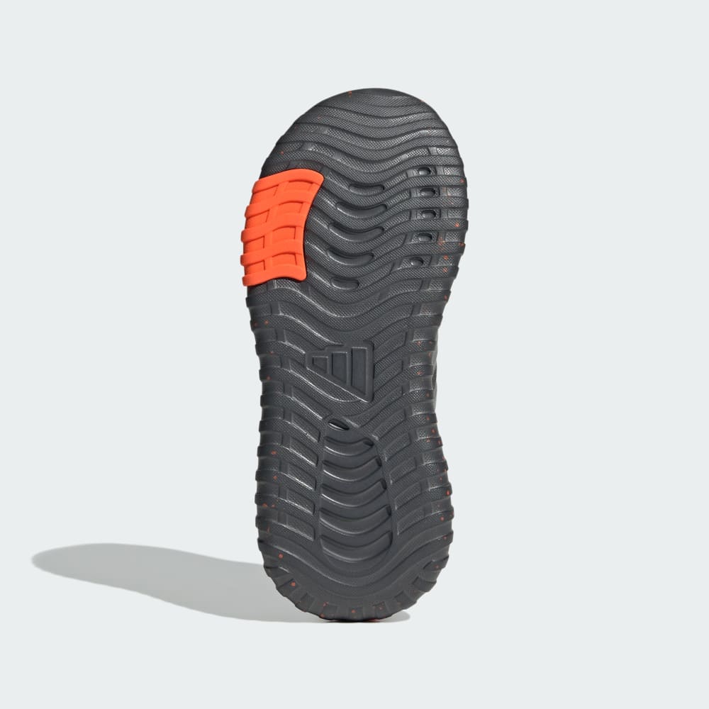 Кроссовки Adidas Kaptir 4.0 Shoes Kids, цвет Grey Five/Matte Silver/Impact Orange — фото 3