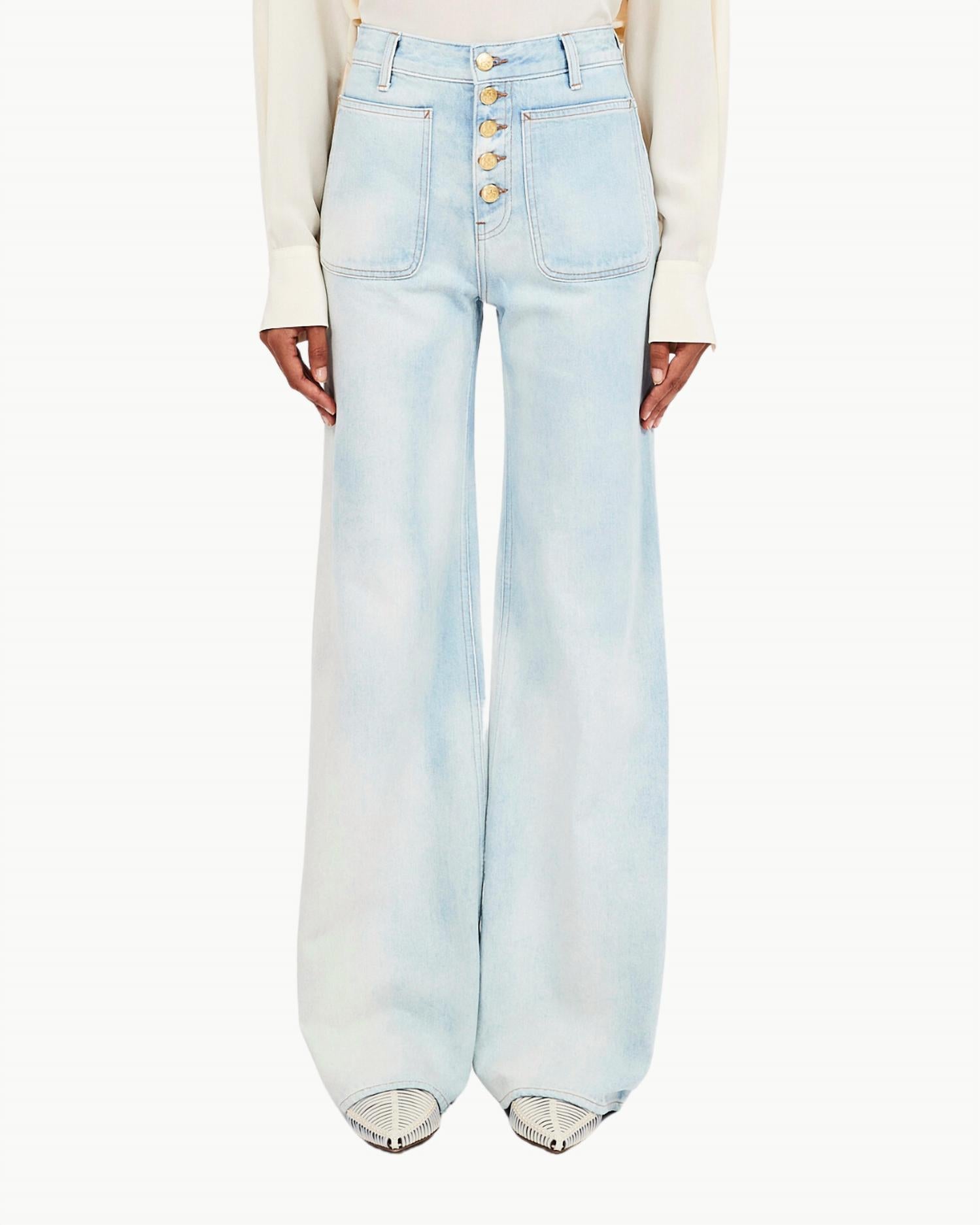 

Джинсы Gwynne Wide Leg In Cielo Ulla Johnson, Cielo