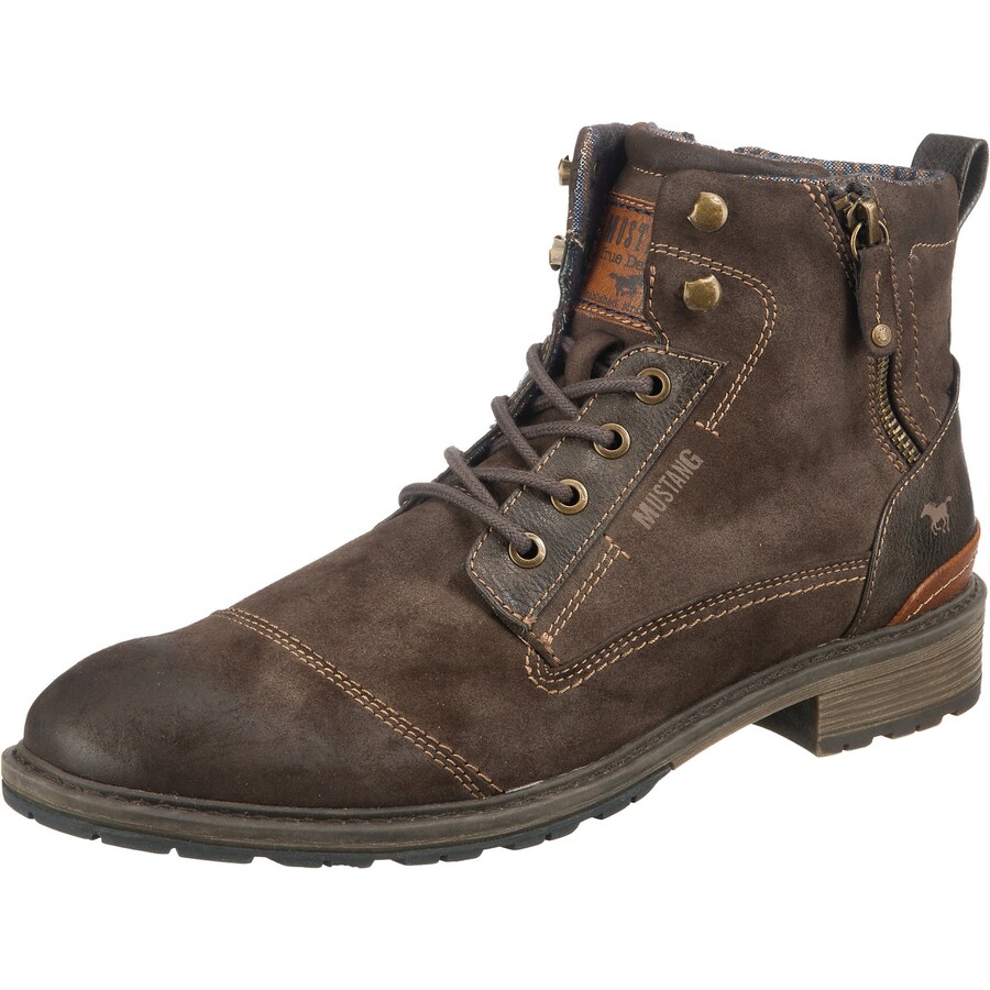 

Ботинки на шнуровке MUSTANG, Dark brown