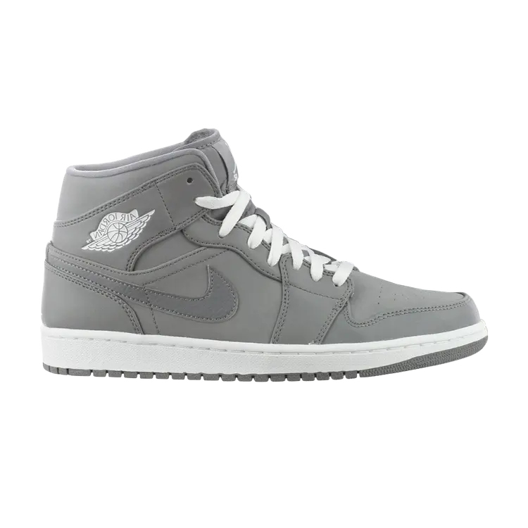 

Кроссовки Air Jordan 1 Retro Mid 'Cool Grey', серый