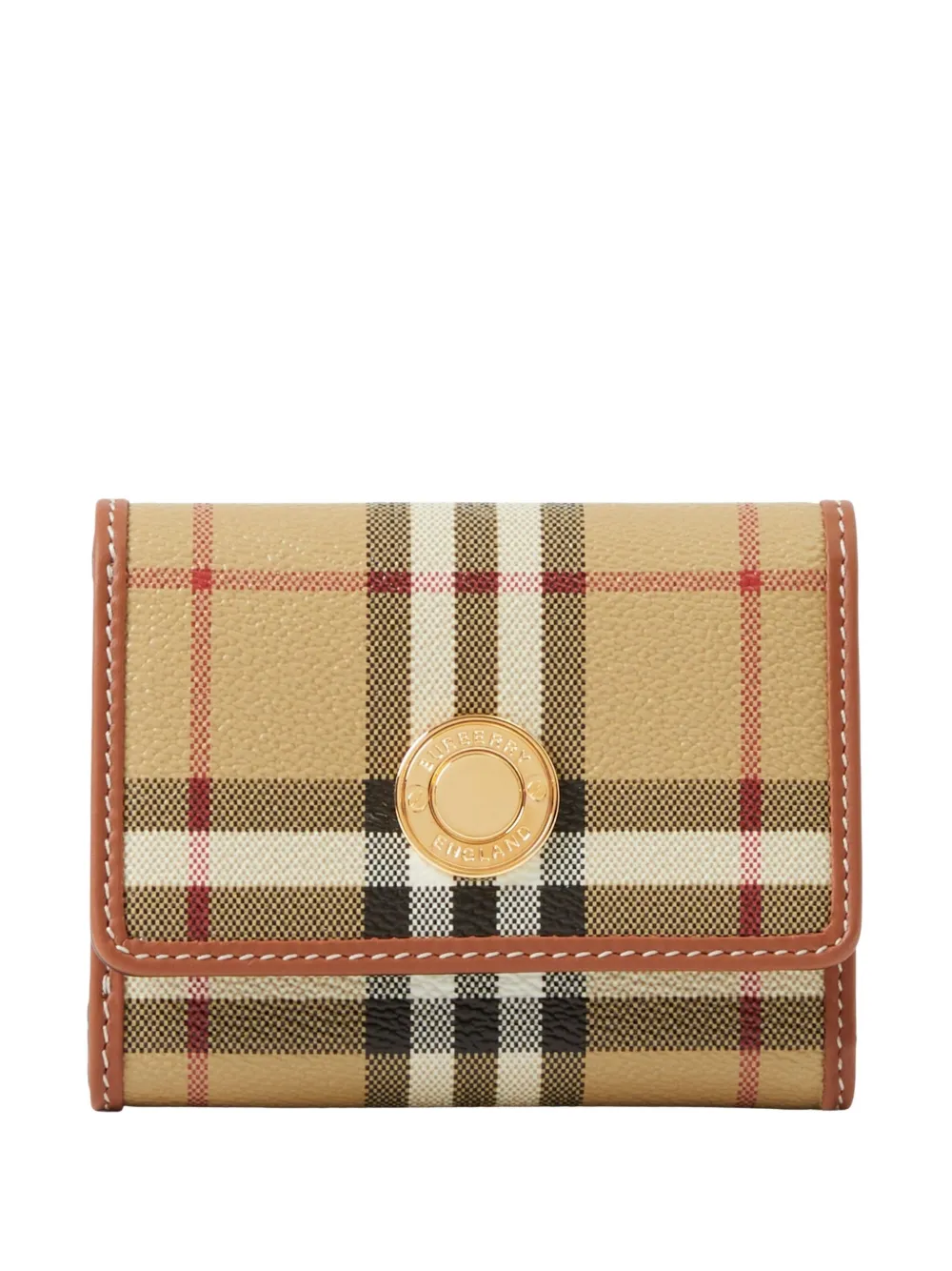

Кошелек в клетку Vintage Check BURBERRY, нейтральный