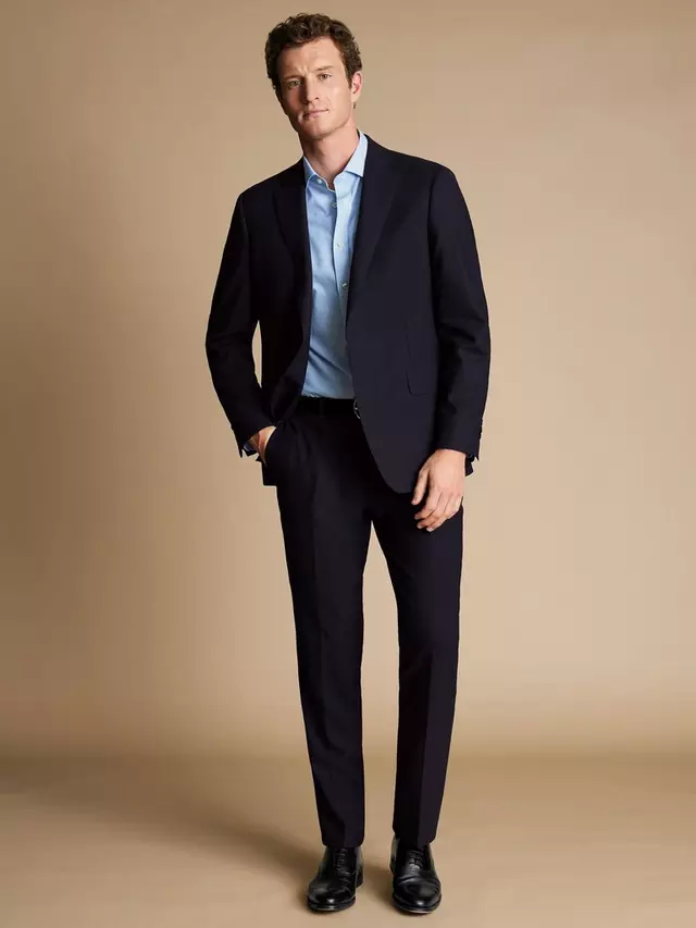 

Куртка Charles Tyrwhitt Slim Fit Wool Suit, цвет dark navy