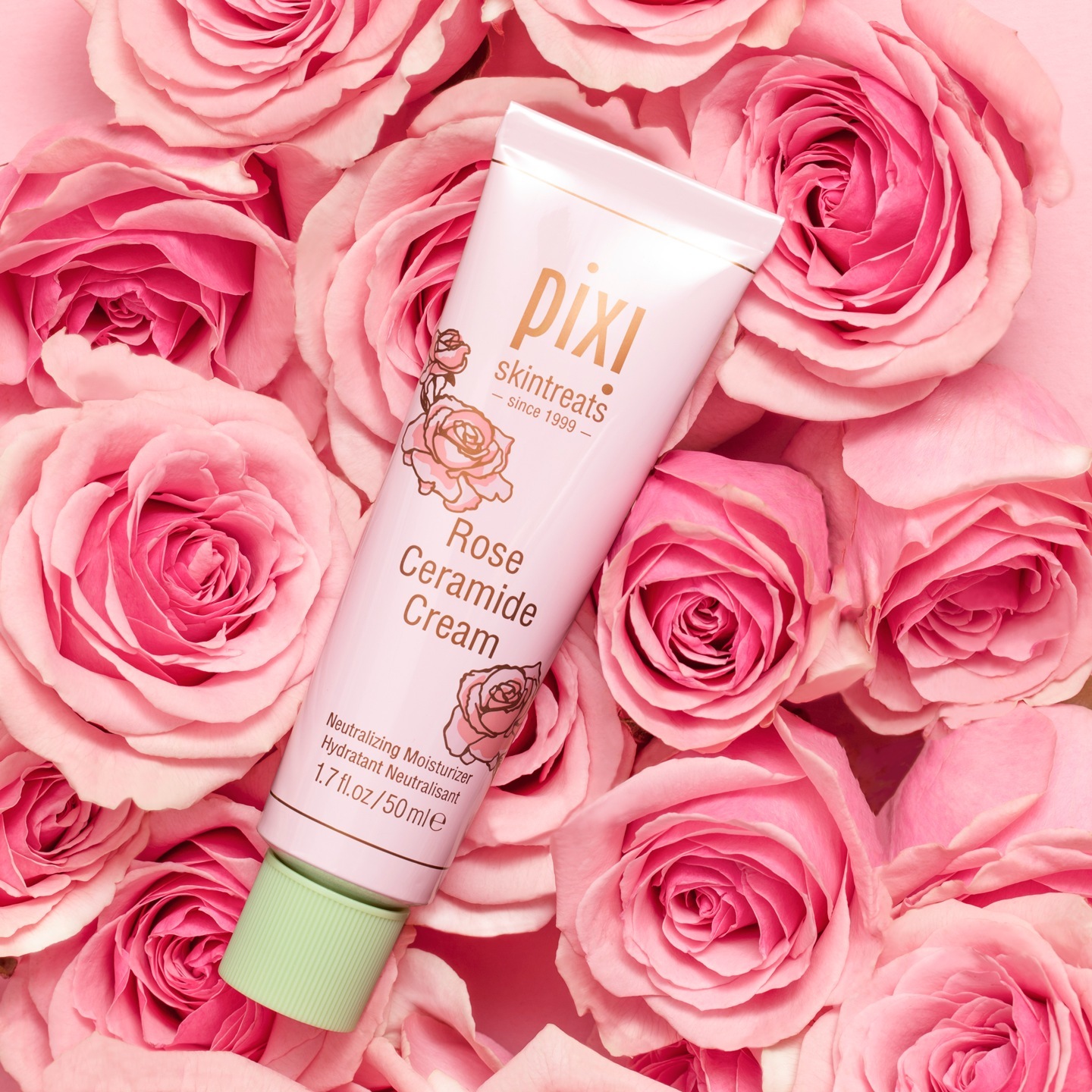 Крем для лица Pixi — Rose ceramide cream , объем, 50 мл — фото 3