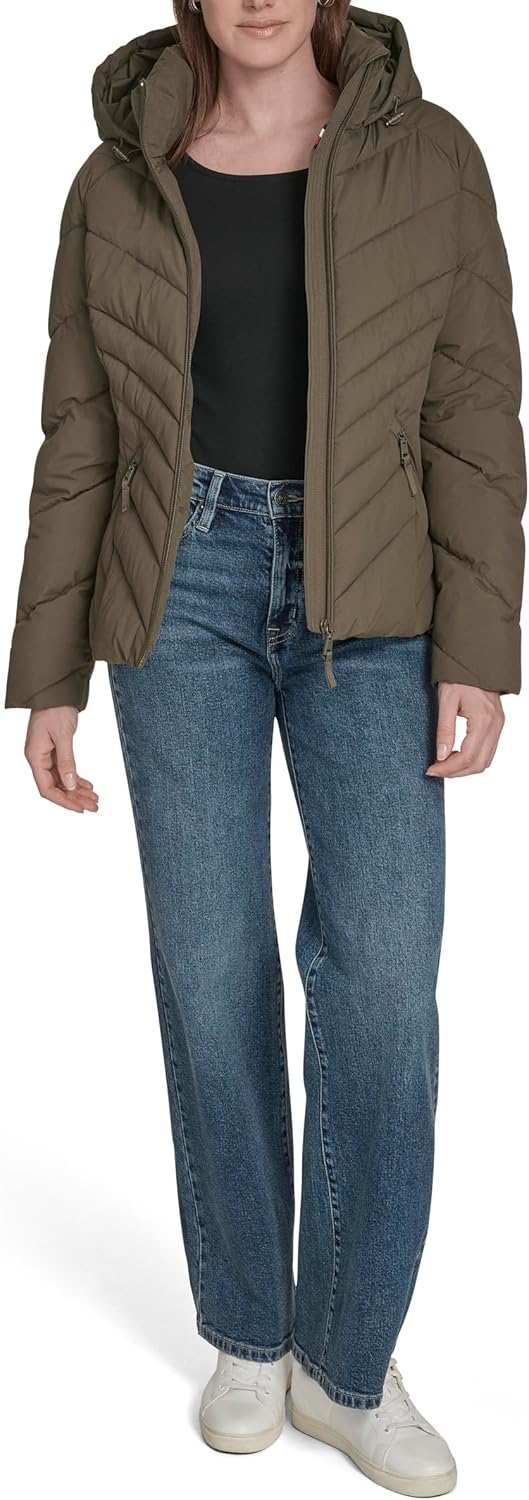 Женское легкое повседневное пальто Tommy Hilfiger с возможностью упаковки, Juniper — фото 2