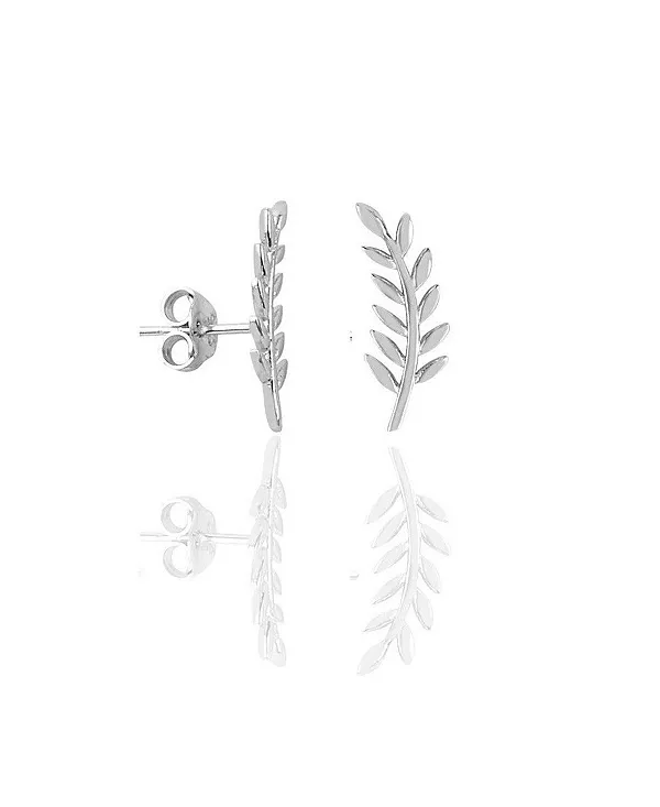 

Серьги в виде колоса пшеницы, серьга-гвоздик из стерлингового серебра Spero London, silver